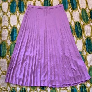 J Crew pleated midi skirt